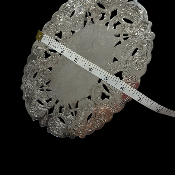 A set of Vintage Wallace Silver Plated Decorative Trivets - Picture 8 of 11